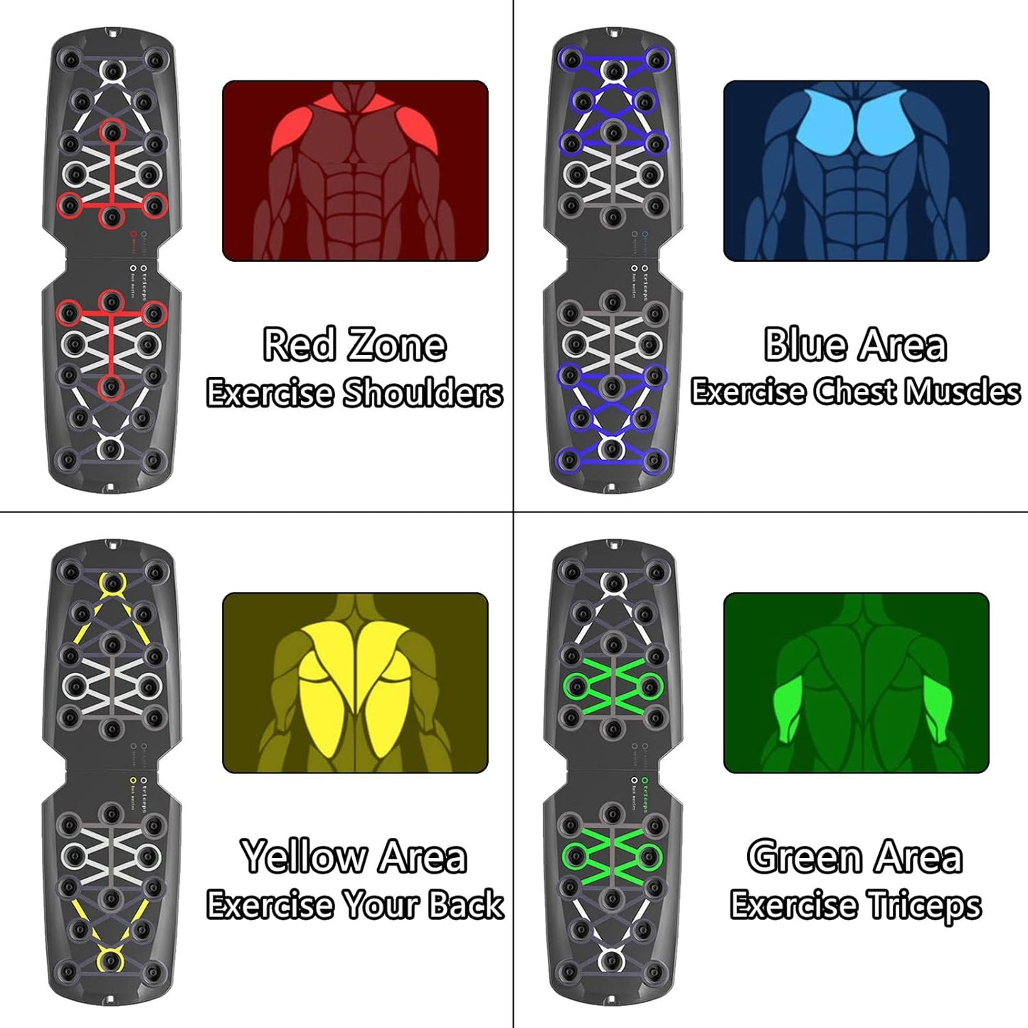 Push up Bordo 14 in 1 Multi-Funzionale Pushup Stand Sistema per Le Donne Degli Uomini, Portatile Push up Bar, Uomo Palestra Allenamento Della Forza Push up Maniglie