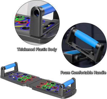 Push up Bordo 14 in 1 Multi-Funzionale Pushup Stand Sistema per Le Donne Degli Uomini, Portatile Push up Bar, Uomo Palestra Allenamento Della Forza Push up Maniglie