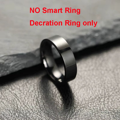 2025 New Smart Ring Heart Rate Blood Pressure Sleep Monitoring Motion Tracking IP68 Waterproof Men Women Smart Ring Holiday Gift