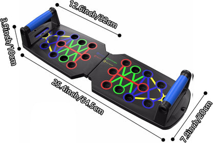 Push up Bordo 14 in 1 Multi-Funzionale Pushup Stand Sistema per Le Donne Degli Uomini, Portatile Push up Bar, Uomo Palestra Allenamento Della Forza Push up Maniglie